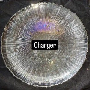 Clear Glass Charger Plate Rental for Versatile Ottawa Events