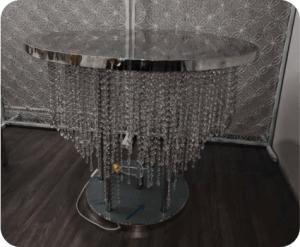 Crystal Chandelier Table Ottawa Rentals DecoRentals2go