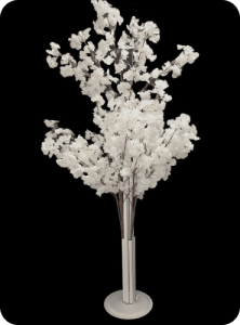 Artificial white cherry blossom tree center iecs rental Ottawa